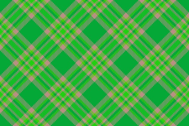 Textura de la tela sin costura Tartán a cuadros patrón de vector textil de fondo