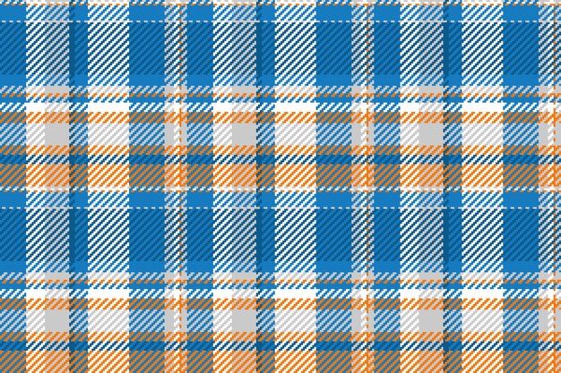 Textura de tela a cuadros de vector de control textil con un patrón de fondo sin costuras de tartan