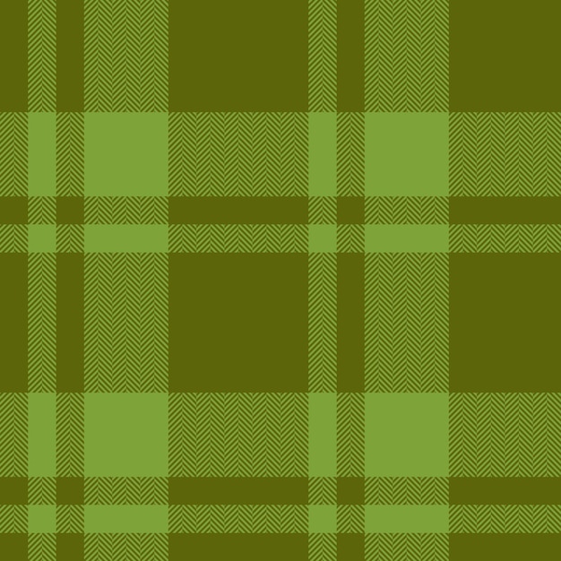 Textura de tela de fondo Vector patrón a cuadros Comprobar tartán textil sin costuras