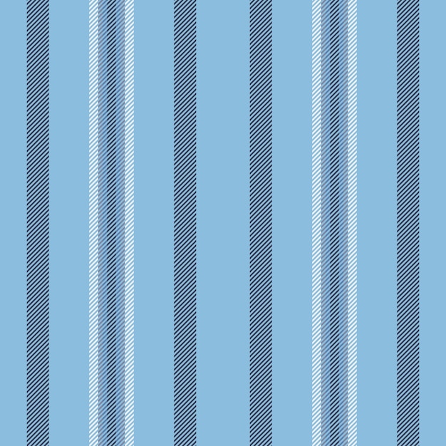Textura de tela infinita líneas escasas verticales textiles sin costuras patrón de rayas vectoriales pastel fondo en colores cian y azul