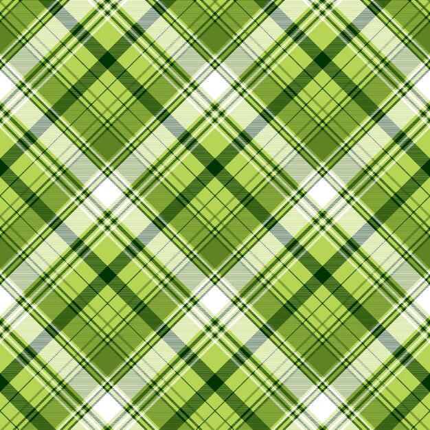 Textura de tela de tartán irlandés verde