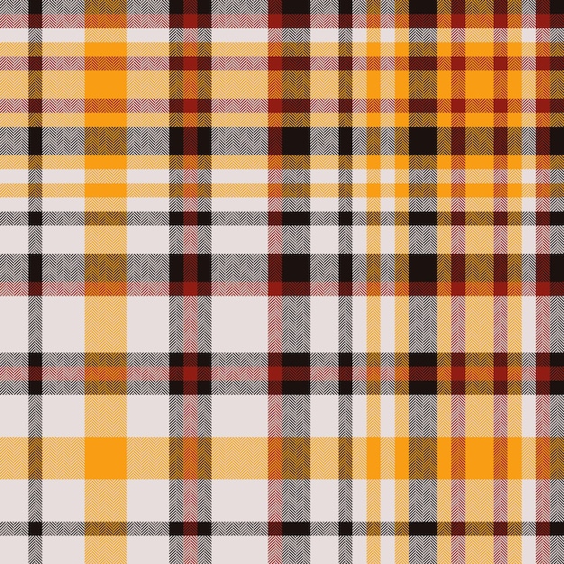 Textura textil sin costuras de cartón de patrón tartan con un tejido de fondo de control vectorial
