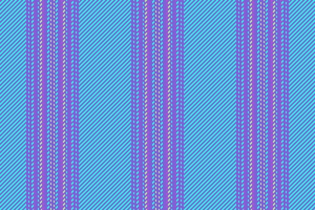 Textura textil sin costuras de líneas de rayas vectoriales con un patrón vertical de fondo de tela en colores índigo y cian
