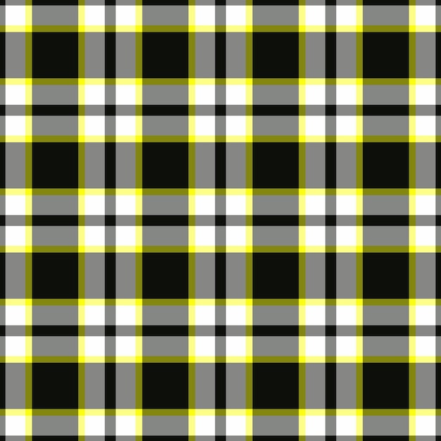 Textura textil de fondo de patrón a cuadros con un tejido de tartan vectorial sin costuras