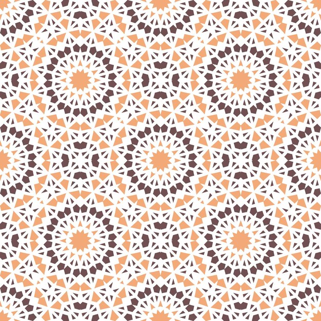 Textura transparente con adorno geométrico árabe. Patrón de mosaico asiático vectorial con elementos decorativos alternos. Diseño abstracto para textiles y telas.