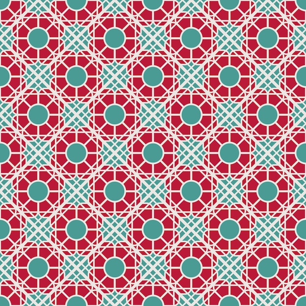 Textura transparente con adorno geométrico árabe Patrón de mosaico vectorial