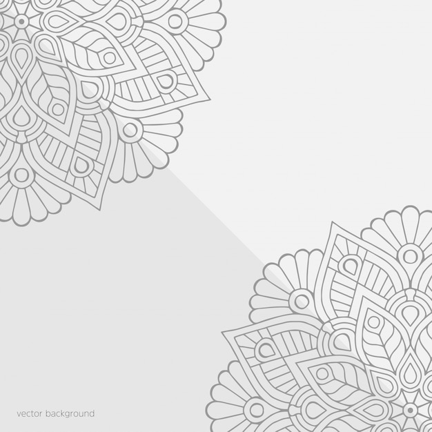 Textura transparente floral adornada, patrón sin fin