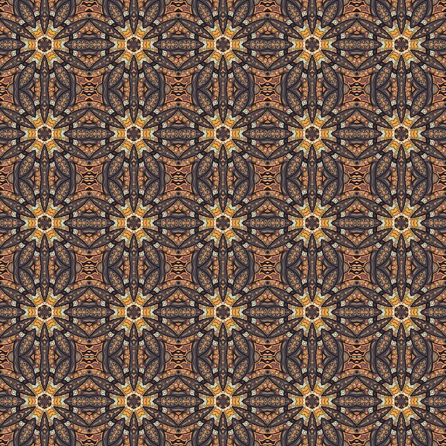 Textura transparente floral adornada, patrón interminable con elementos vintage mandala.