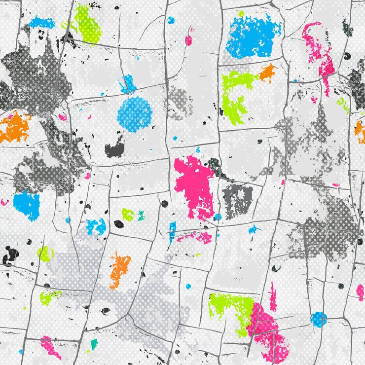 Vector textura transparente grunge multicolor