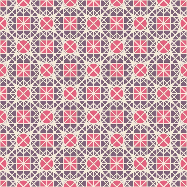 Textura transparente con patrón de mosaico de vector de ornamento geométrico árabe