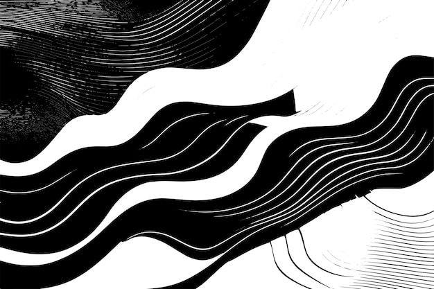 textura trazada en negro en fondo blanco ilustración vectorial textura de fondo