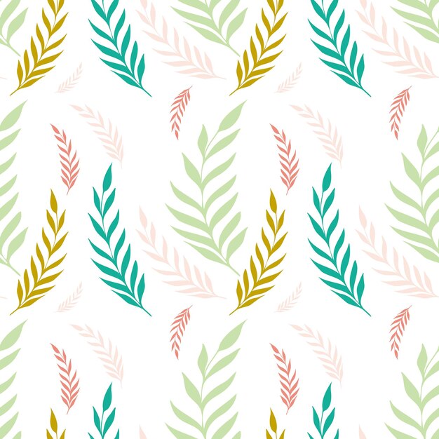 Textura tropical de patrones florales sin fisuras