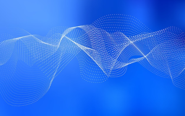 Textura de vector AZUL claro con discos