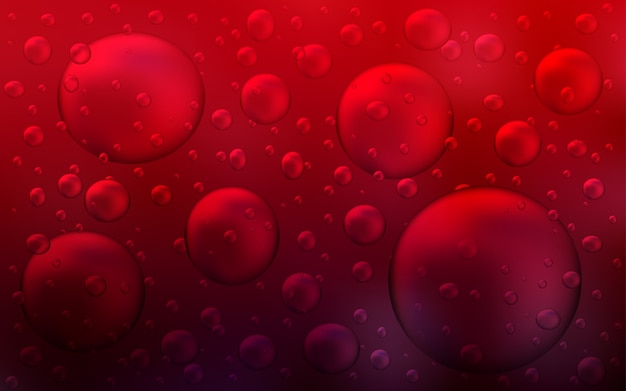 Textura de vector rojo oscuro con discos