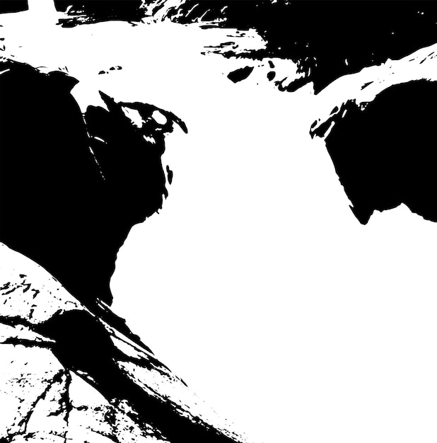 Textura de vector de salpicadura rústica Fondo abstracto Superficie desgastada y forma Telón de fondo sucio y dañado