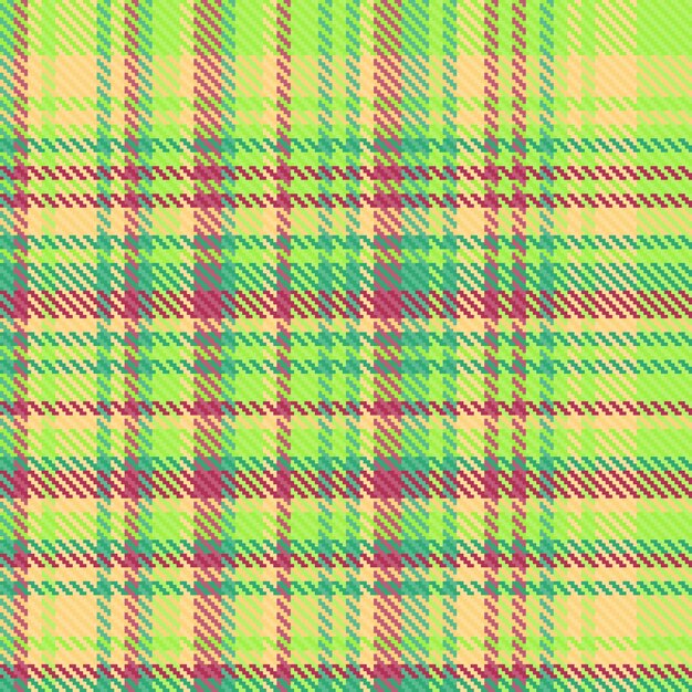 Textura de vector de tartán de textil de patrón de fondo con una tela escocesa sin costuras de tela de cuadros