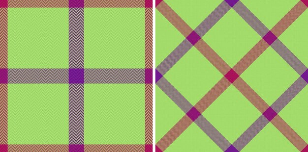 Textura vector textil Tela comprobar fondo Cuadros patrón tartán sin costuras