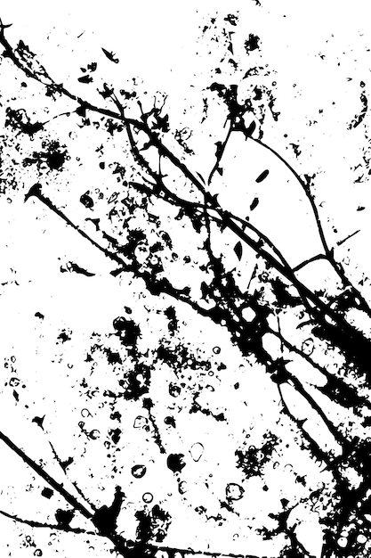 Textura vectorial agrietada rústica con muchas grietas y arañazos Fondo abstracto Superficie rota y dañada