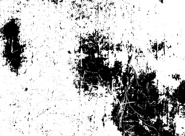 Textura vectorial grunge rústica con grano y manchas Fondo de ruido abstracto Superficie erosionada Sucia y dañada Fondo áspero detallado Ilustración gráfica vectorial con EPS10 blanco transparente