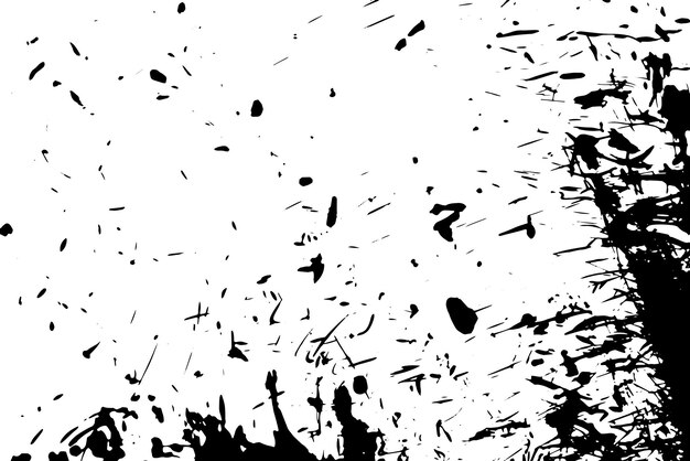 Textura vectorial grunge rústica con grano y manchas Fondo de ruido abstracto Superficie erosionada Sucia y dañada Fondo áspero detallado Ilustración gráfica vectorial con EPS10 blanco transparente
