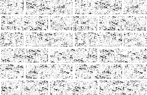 Textura vectorial de grunge rústico con grano y manchas Fondo de ruido abstracto Superficie desgastada