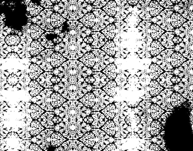 Textura vectorial de grunge rústico con grano y manchas Fondo de ruido abstracto Superficie desgastada