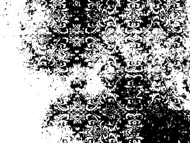 Textura vectorial de grunge rústico con grano y manchas Fondo de ruido abstracto Superficie desgastada