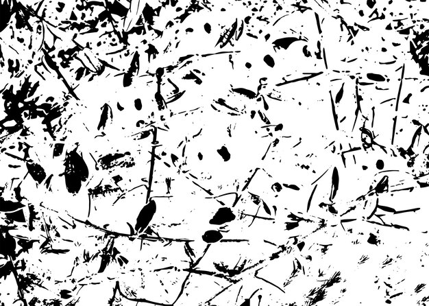 Textura vectorial de grunge rústico con grano y manchas Fondo de ruido abstracto Superficie desgastada