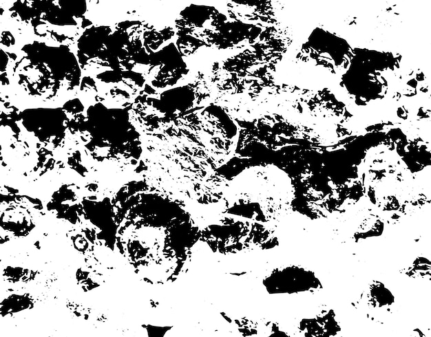 Textura vectorial de grunge rústico con grano y manchas Fondo de ruido abstracto Superficie desgastada