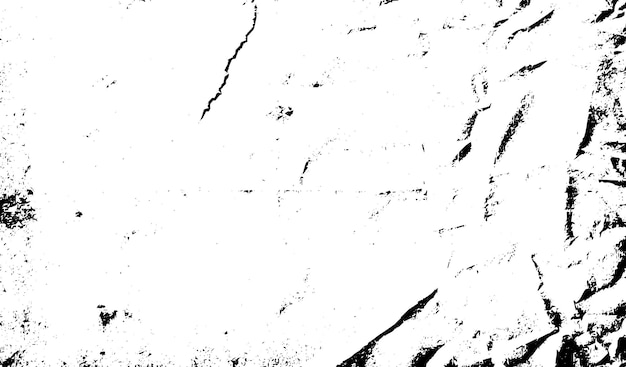Textura vectorial rústica agrietada con muchas grietas y arañazos Fondo abstracto Superficie rota y dañada Fondo envejecido Ilustración gráfica vectorial con EPS10 blanco transparente