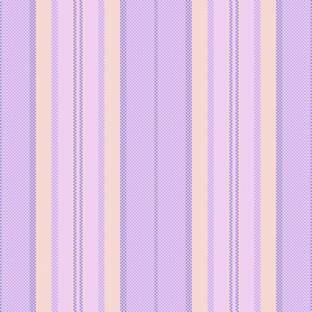 Textura vectorial textil de patrón vertical sin costuras con un fondo de rayas de líneas de tela