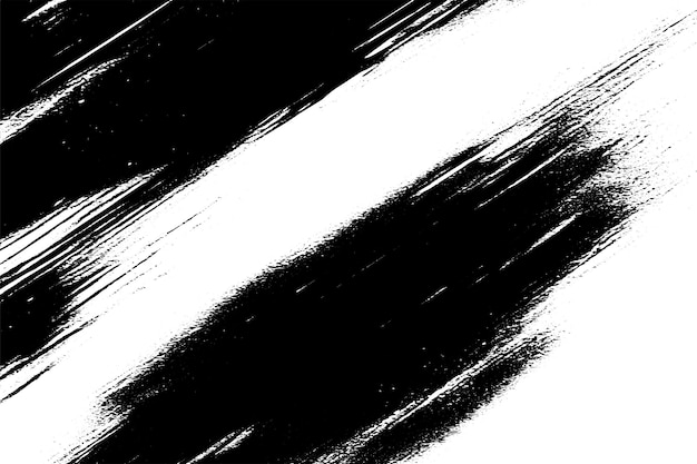 textura vectorial trazada en negro sobre fondo blanco superposición monocromática textura grunge en blanco y negro