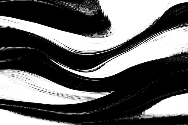 textura vectorial trazada en negro sobre fondo blanco superposición monocromática textura grunge en blanco y negro