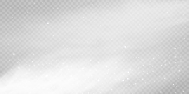 Textura vectorial Viento frío de invierno. Efecto de nieve fría de Navidad. Humo, vapor png vector