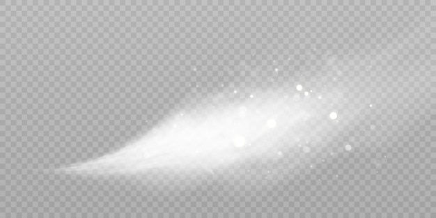 Textura vectorial Viento frío de invierno. Efecto de nieve fría de Navidad. Humo, vapor png vector