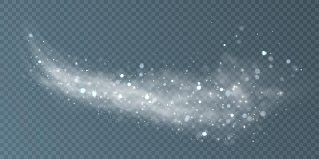 Textura vectorial Viento frío de invierno. Efecto de nieve fría de Navidad. vector PNG