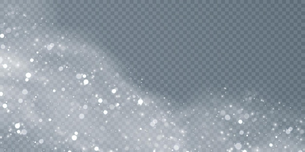 Textura vectorial Viento frío de invierno. Efecto de nieve fría de Navidad. vector PNG