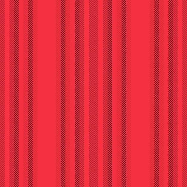 Textura vertical vectorial estadounidense patrón rectangular fondo textil Reino Unido líneas de tela sin costura franja en color rojo