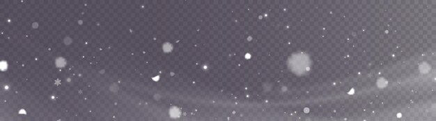 Textura de viento de invierno frío. Ventisca de vectores de vacaciones. Efecto navideño de una ventisca fría. PNG vectoriales.