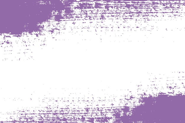 La textura violeta grunge angustiada en un fondo blanco la textura de fondo de pincel abstractamente grungy