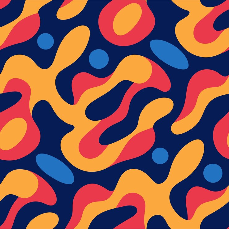 Vector texturas abstractas contemporáneas, patrones sin costuras, arte vectorial e ilustración
