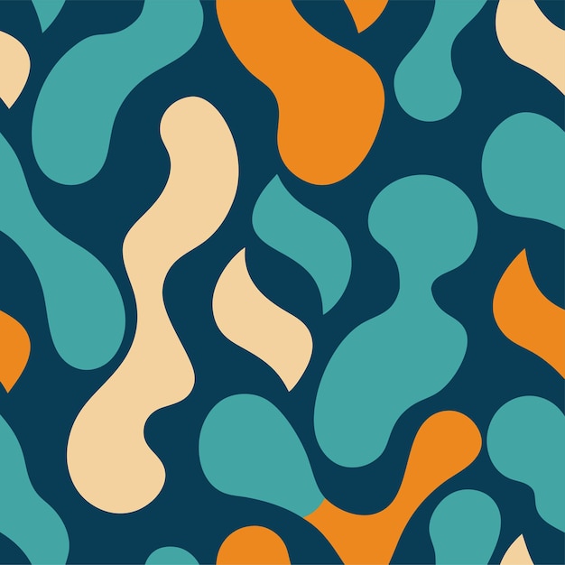 Texturas abstractas contemporáneas, patrones sin costuras, arte vectorial e ilustración