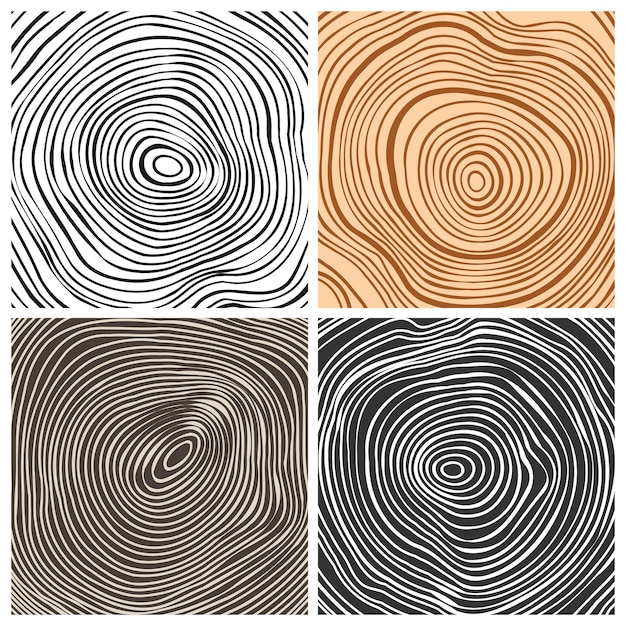 Texturas cortadas del tronco del árbol rodaja de pino o roble madera aserrada madera marrón textura de madera con anillos de árbol a mano