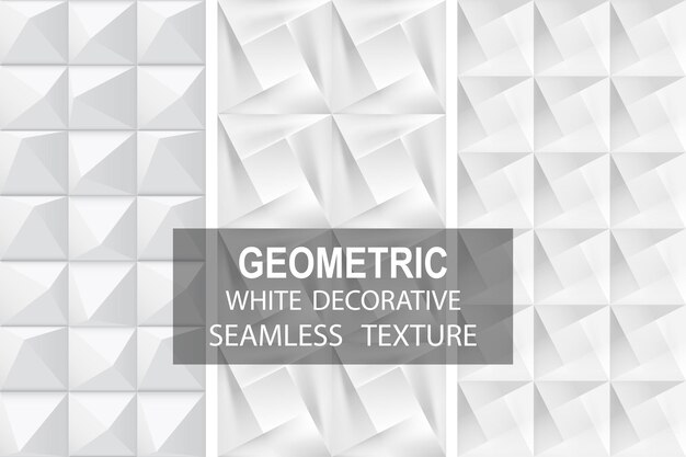 Texturas geométricas decorativas