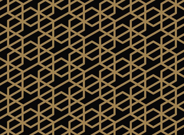 Texturas geométricas de lujo moderno con líneas y patrones sin costuras