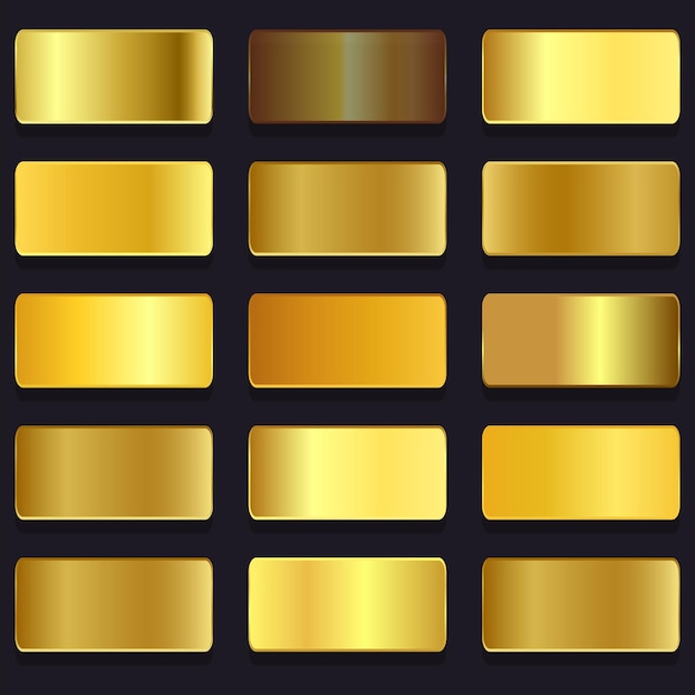 Texturas de gradiente dorado