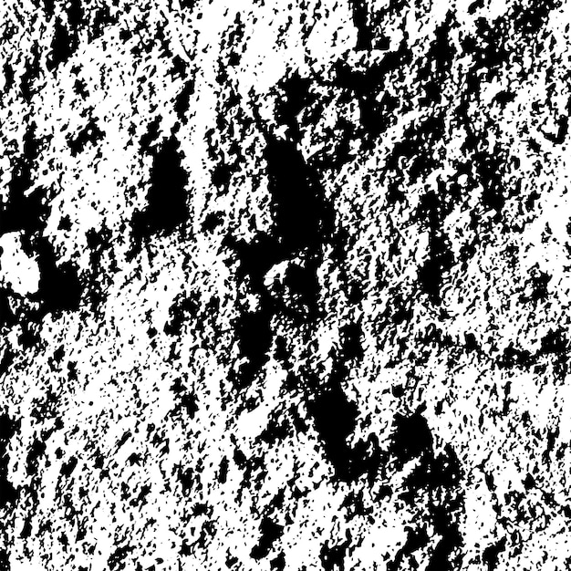 Texturas gruesas. Efecto angustiado. Efecto texturizado vectorial. Fondo abstracto en blanco y negro. Lun