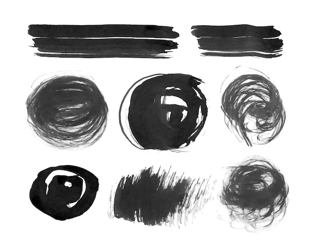 Texturas grunge aisladas en blanco