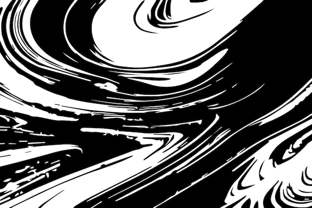 Texturas Grunge en blanco y negro Grunge detalladas texturas negras abstractas Texturas de mármol Arte vectorial