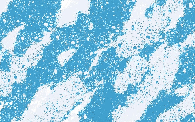 Texturas grunge vectoriales de fondo abstracto azul y blanco Conjunto de manchas dibujadas a mano